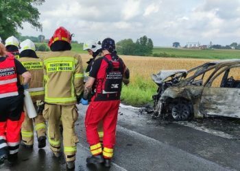 Wypadek na DW543. Pięć osób poszkodowanych