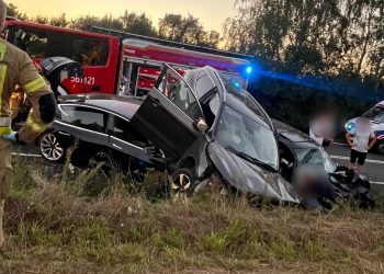 Wypadek na DW919. Sześć osób rannych