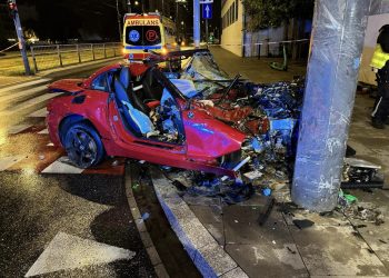 Turek rozbił BMW w Warszawie