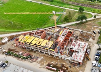 Nowy Sącz. Budowa strażnicy idzie pełną parą