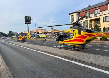 Pożar mieszkania w Starogardzie Gdańskim. Są ranni