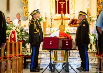 Ostatnie pożegnanie st. ogn. Łukasza Włodarczyka