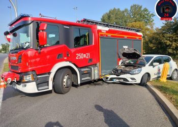 Warszawa. Kolizja z udziałem wozu Akademii Pożarniczej