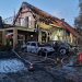 Pożar samochodów elektrycznych i domu pod Żyrardowem