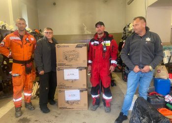 PCPM: Pierwszy transport dotarł do OSP w Lądku-Zdroju. 