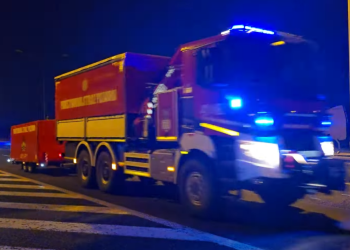 Kompania OLSZTYN ruszyła z pomocą. Film z przejazdu