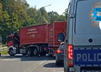 Pomoc z Niemiec dotarła do Jeleniej Góry [FILM]