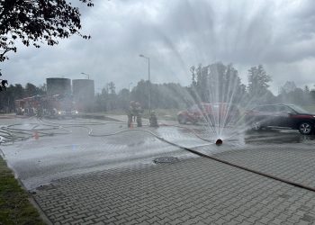 Strażackie ćwiczenia w Pionkach