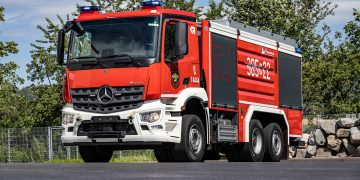 Arocs w służbie Zakładowej Straży Pożarnej Michelin Polska