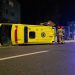 Zderzenie taksówki z karetką w Warszawie