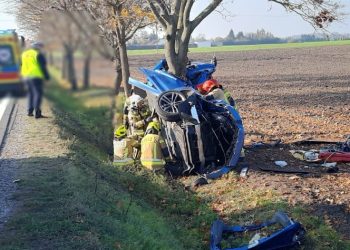 Tragiczny wypadek w Cieślinie. Zginął kierowca