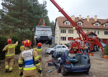 Ćwiczenia zgrywające warmińsko-mazurskich grup PSP