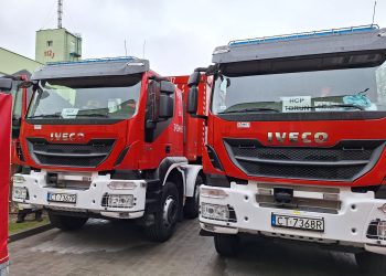 Kujawsko-pomorscy strażacy w drodze do Austrii [FILM]