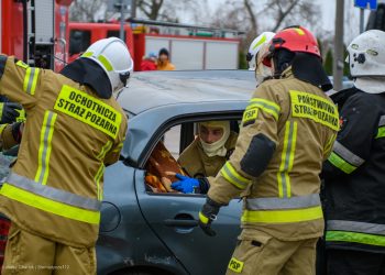 Wypadek masowy w Bielsku Podlaskim. Tak ćwiczyli strażacy
