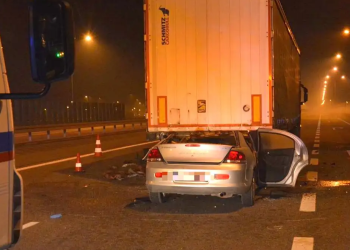 „Wbił się” w tył naczepy. Wypadek na A4 pod Rzeszowem
