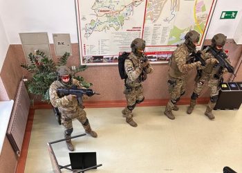 Atak 'zielonych ludzików’, czyli ćwiczenia w Skarszewach