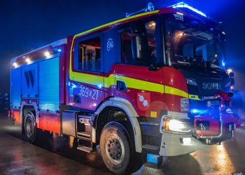 W Bolimowie powitali nowy wóz strażacki