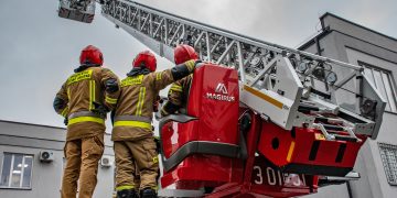Drabina M42L-AS Magirusa trafiła do JRG 1 Łódź