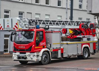 Drabina M42L-AS Magirusa trafiła do JRG 1 Łódź