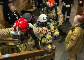 Strażacka rywalizacja w Kopalni Soli w Wieliczce
