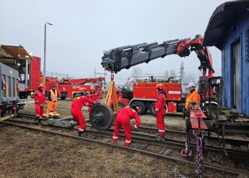 Lublin. Wspólne ćwiczenia SGRT i SRT PKP PLK