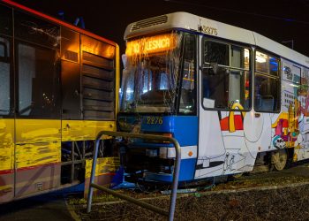 Wrocław. Zderzenie autobusu z tramwajem. Są ranni