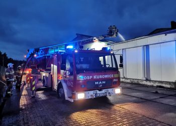 Nocny pożar masarni pod Łodzią