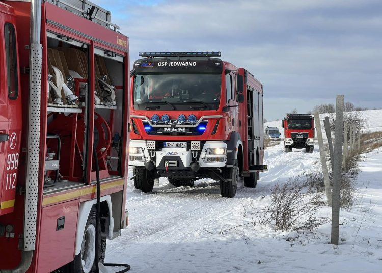 foto. OSP KSRG Jedwabno
