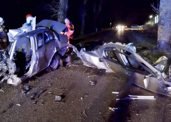 Tragiczny wypadek na ulicy Bobolickiej w Tychowie