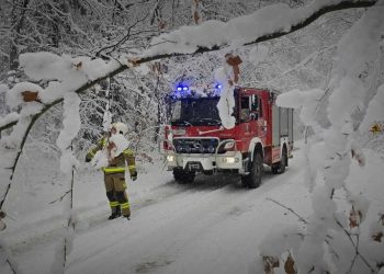 Sypnęło śniegiem. Ponad 900 interwencji strażaków