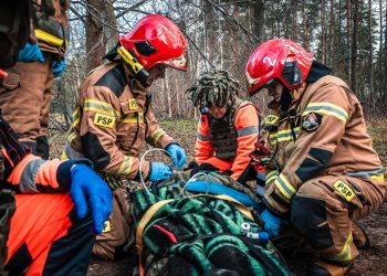 Ewakuacja medyczna na granicy. Ćwiczenia służb