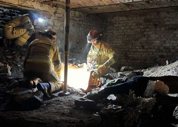 Szkolenie z działań poszukiwawczo-ratowniczych na poligonie APoż