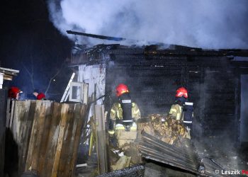 Pożar w Adamowie. Jedna osoba zginęła