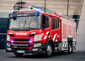 Dwie Scanie od Magirusa dla zakładówki Audi