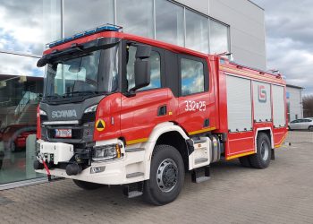 Ciężka Scania z Bocaru dla JRG 2 w Bielsku-Białej