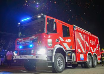 Nowa Scania w OSP Drwalew. Jedyna taka w kraju
