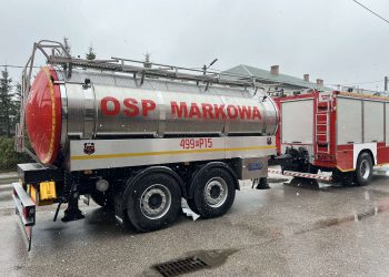 Nowa cysterna trafiła do OSP Markowa