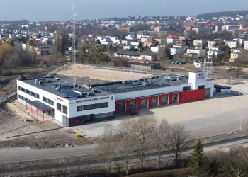 Budowa strażnicy PSP w Grudziądzu na finiszu [FILM]