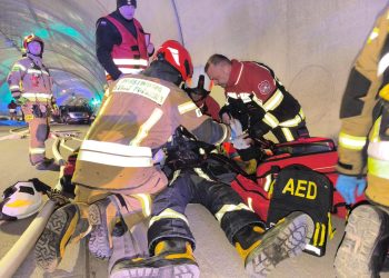 Ćwiczenia służb w tunelach trasy S3 