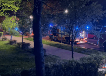 Tragiczny pożar mieszkania w Częstochowie