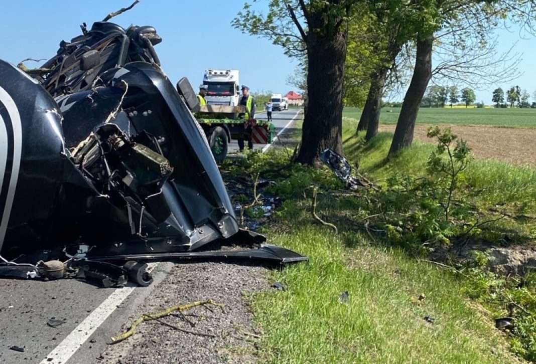 Śmiertelny wypadek na DK55 koło Malborka