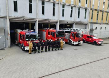 Krakowscy strażacy oddali hołd zabitemu lekarzowi