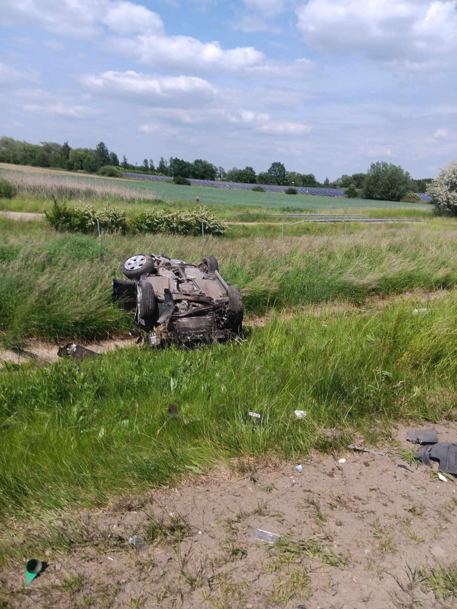 Wypadek na A4 w województwie małopolskim