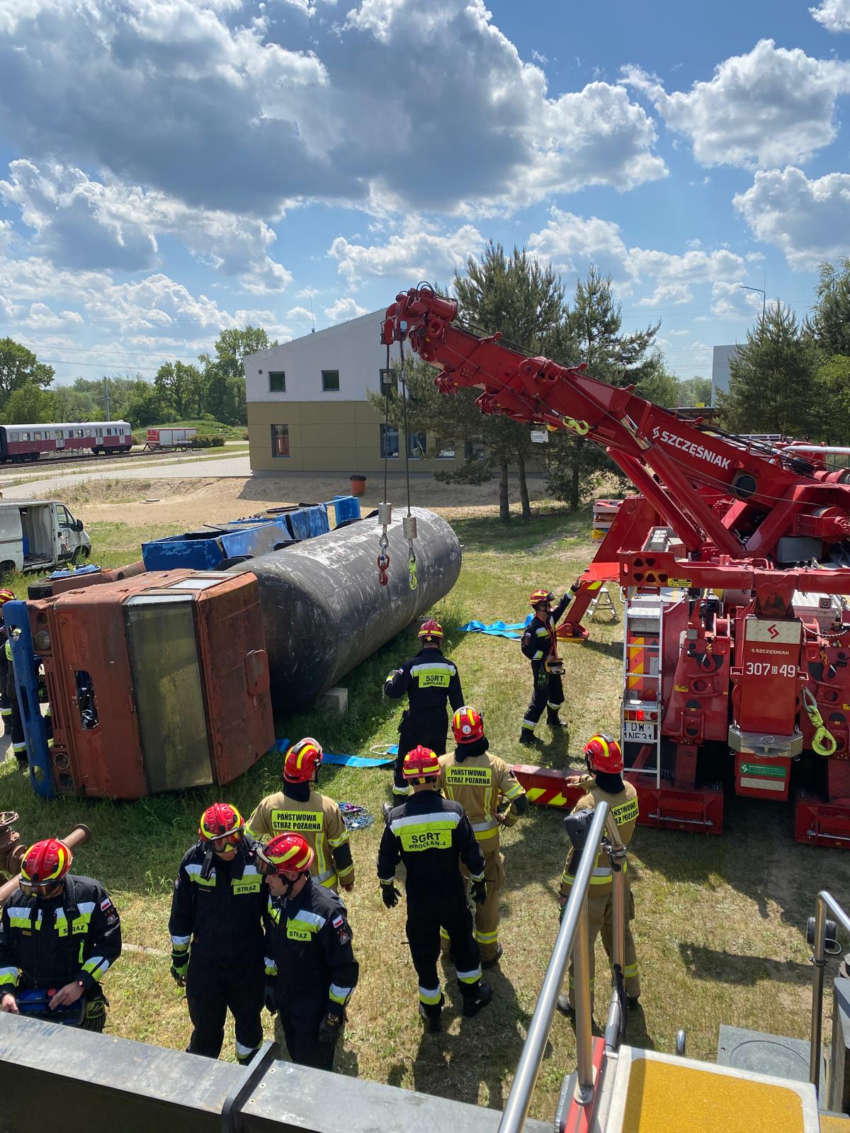 Strażackie ćwiczenia pk. ‘SYNERGIA SGRT LUBOŃ 2025’