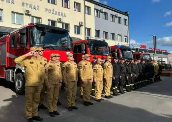 Podlascy strażacy oddali hołd zmarłemu koledze