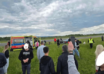 PILNE: Wypadek masowy na lotnisku w Krośnie