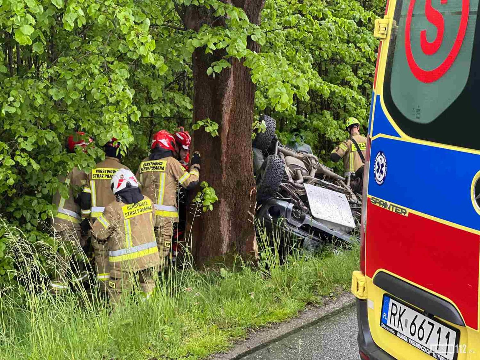 Śmiertelny wypadek w Zręcinie 