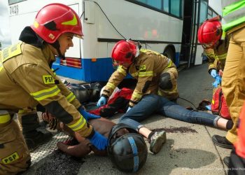 Ćwiczenia służb na Obwodnicy Metropolii Trójmiejskiej