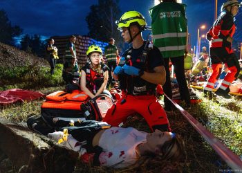 Ćwiczenia ‘POCIĄG 2025’ w powiecie wodzisławskim