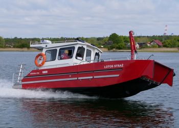 Nowa łódź LOTOS Straż pomoże chronić nowy terminal